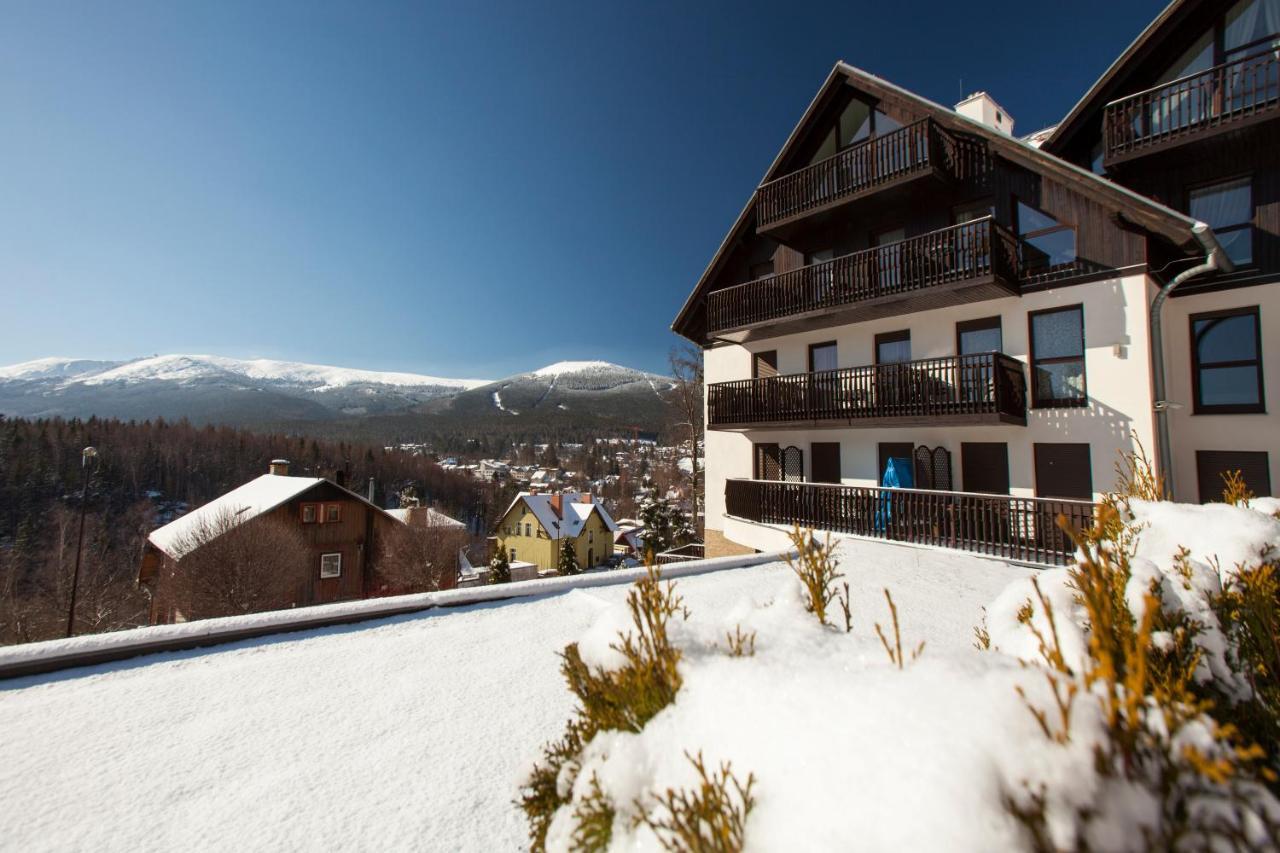 Apartament Panorama Gor - Centrum Miasta Z Widokiem Na Szrenice Sklářská Poruba Exteriér fotografie