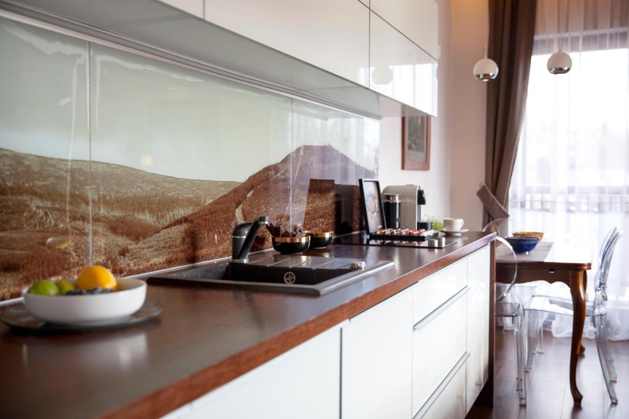 Apartament Panorama Gor - Centrum Miasta Z Widokiem Na Szrenice Sklářská Poruba Exteriér fotografie
