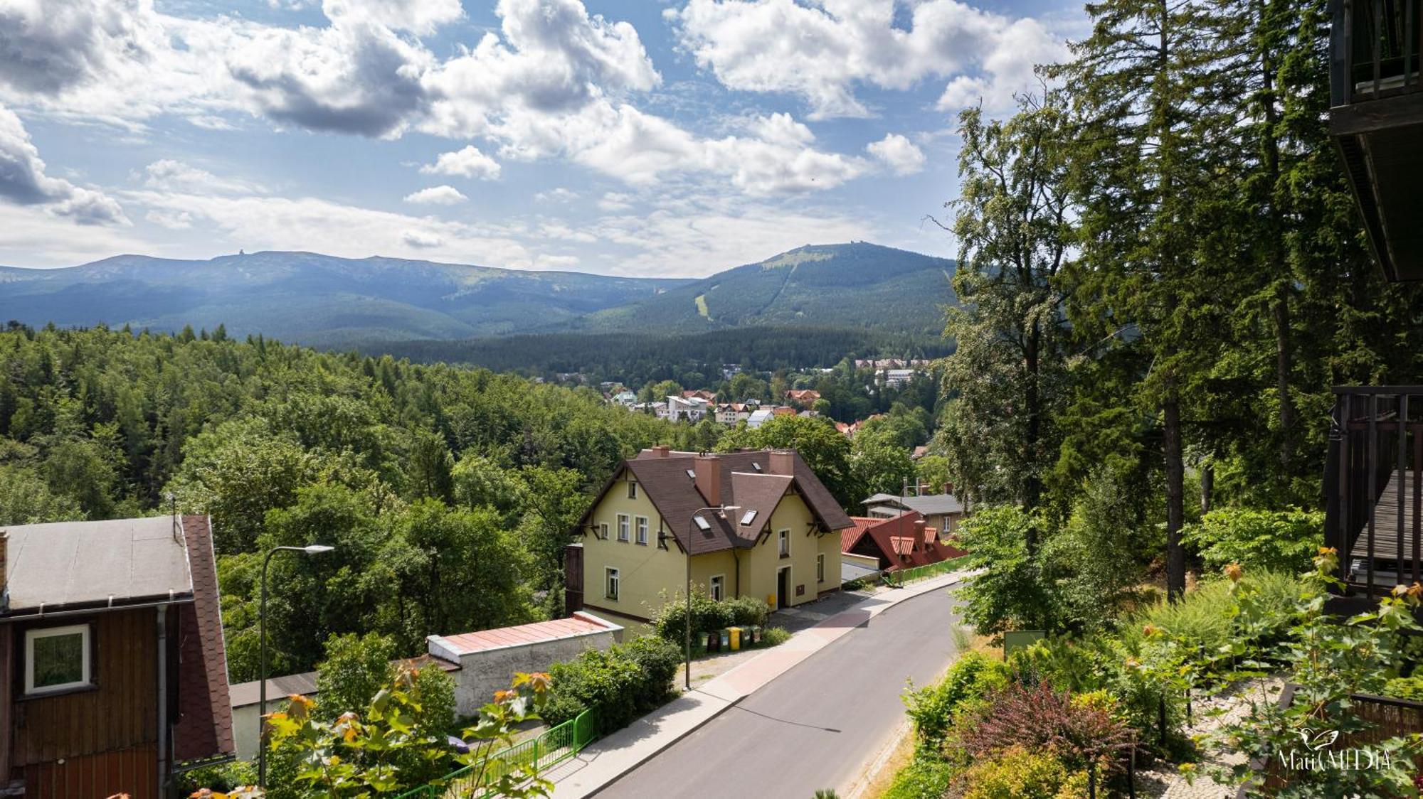 Apartament Panorama Gor - Centrum Miasta Z Widokiem Na Szrenice Sklářská Poruba Exteriér fotografie
