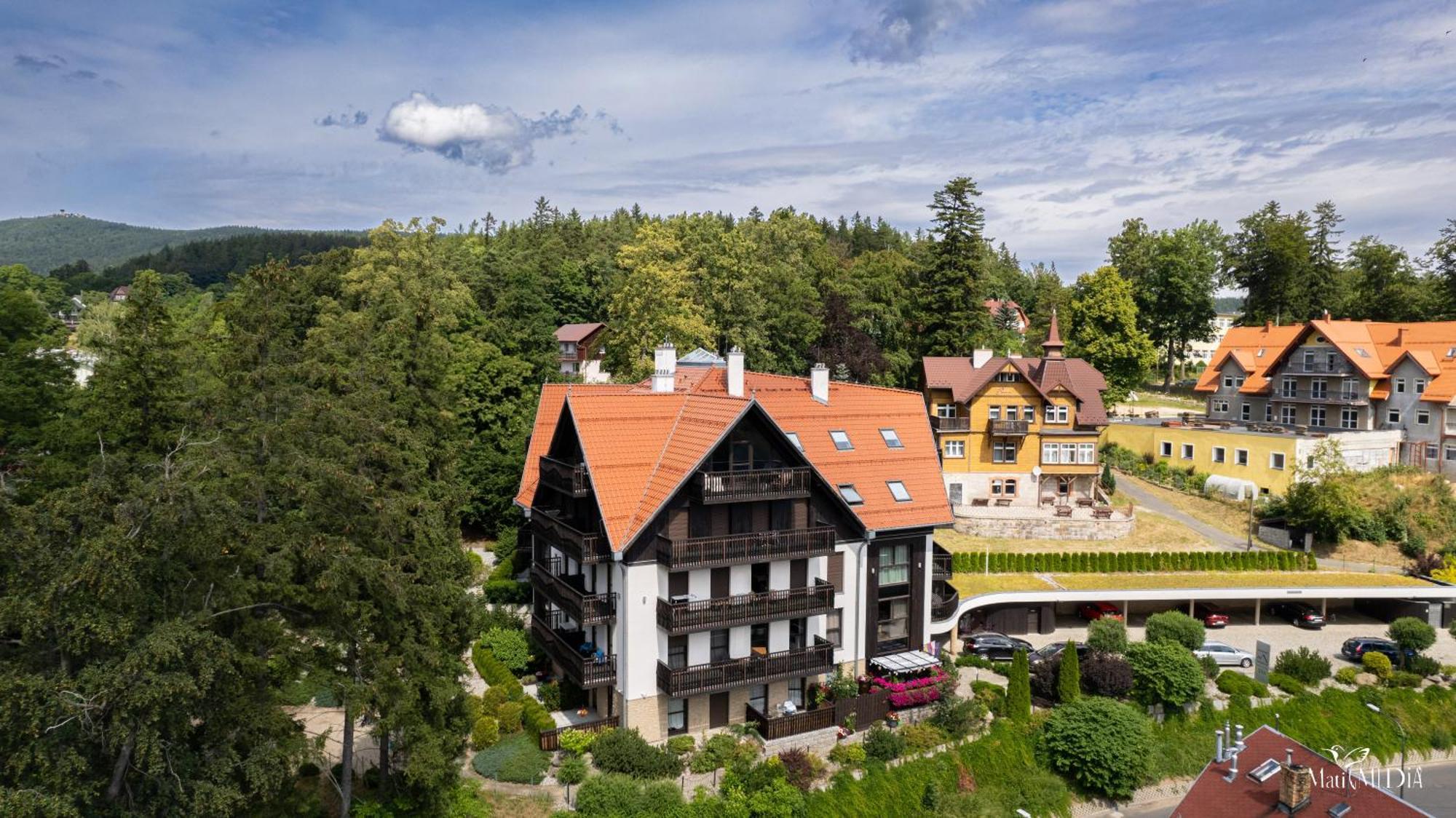 Apartament Panorama Gor - Centrum Miasta Z Widokiem Na Szrenice Sklářská Poruba Exteriér fotografie