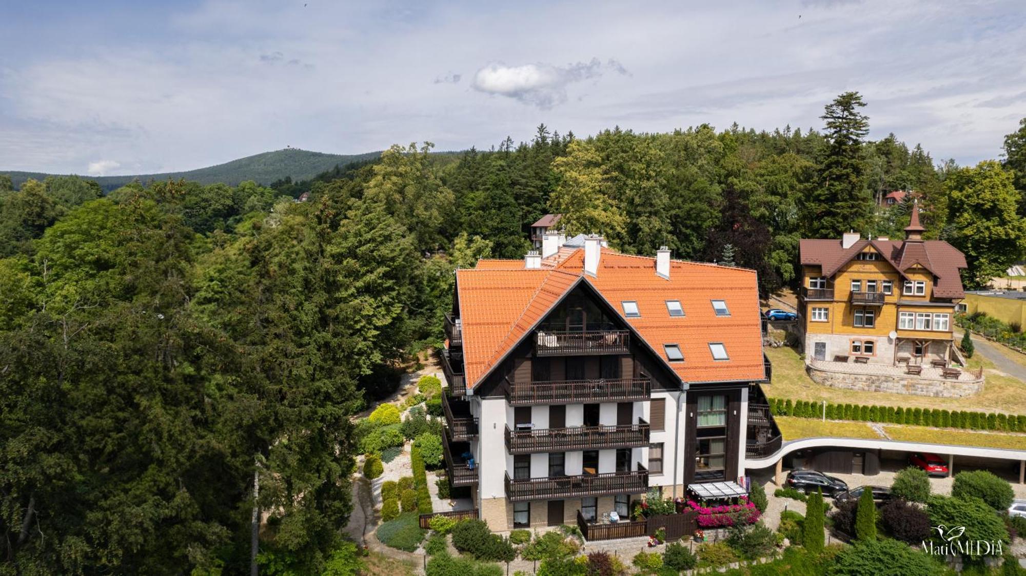 Apartament Panorama Gor - Centrum Miasta Z Widokiem Na Szrenice Sklářská Poruba Exteriér fotografie