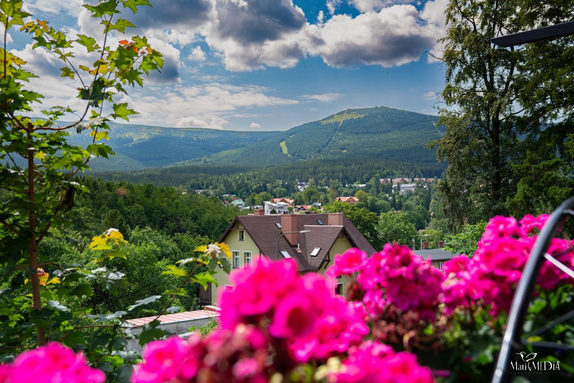 Apartament Panorama Gor - Centrum Miasta Z Widokiem Na Szrenice Sklářská Poruba Exteriér fotografie