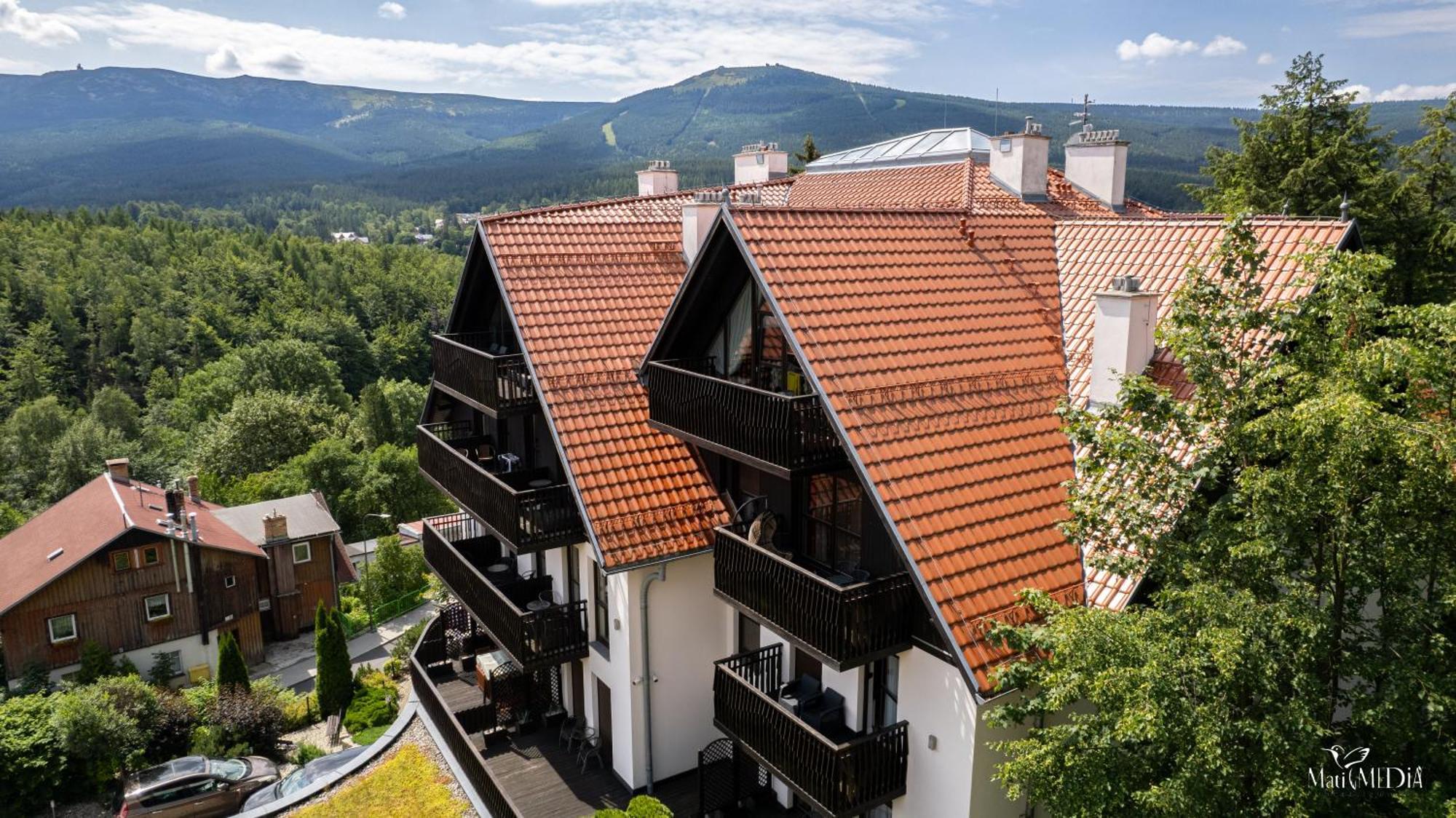 Apartament Panorama Gor - Centrum Miasta Z Widokiem Na Szrenice Sklářská Poruba Exteriér fotografie