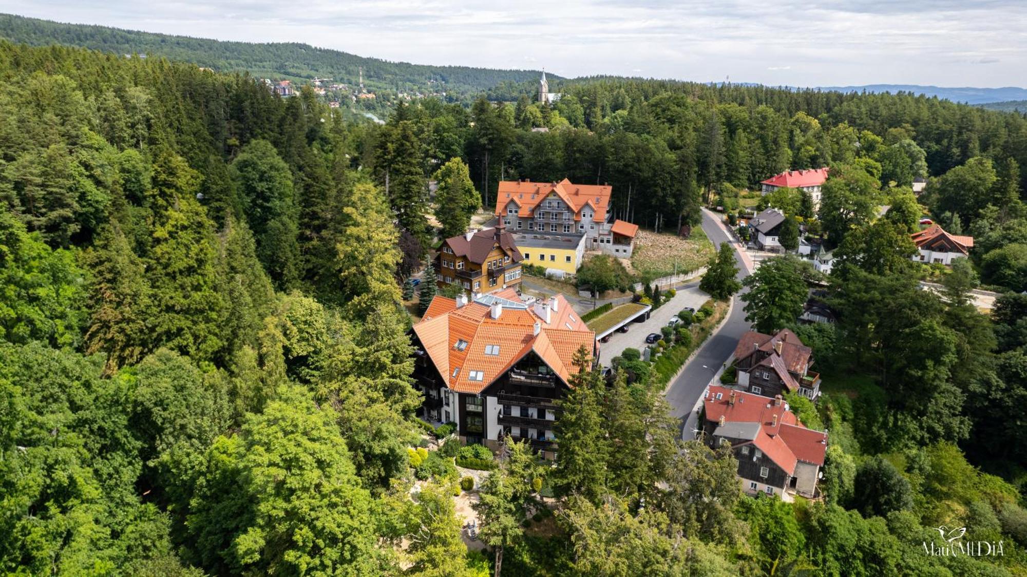 Apartament Panorama Gor - Centrum Miasta Z Widokiem Na Szrenice Sklářská Poruba Exteriér fotografie